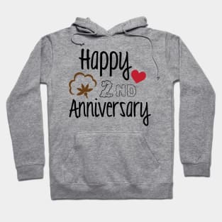 Happy 2nd Anniversary Hoodie